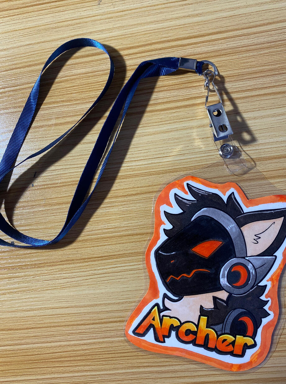 Archer - Badge with Lanyard